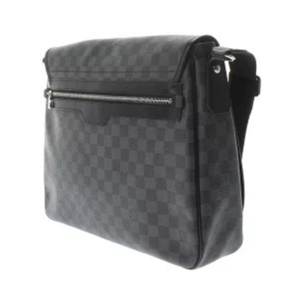 Louis Vuitton Canvas Gray Daniel Black Damier Graphite Black Messenger Bag